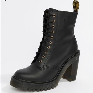 KENDRA WOMEN'S LEATHER HEELED BOOTS